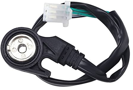 Asudaro Interruttore Spegnimento Moto, Staffa Laterale Con Sensore Tachimetro Contachilometri Universale per La Riparazione Del Motociclo