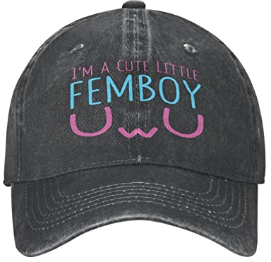 Basebollkeps 'I'm A Cute Little Femboys HBTQ gay nyhet denim pappa hatt klassisk Flatbrätte snapback-kepsar justerbara baseballkepsar för resor cykling löpning