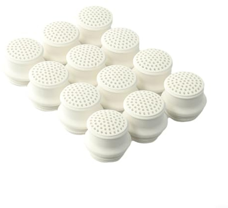 Oniissy Lot de 12 têtes de buse de lanterne à kérosène en céramique pour lampes à pression en plein air, camping, randonnée, compatible avec les lampes de style PETROMAX, 3 x 2,5 cm