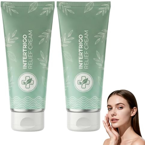 2026 New Intertrigo Cream, Professional Intertrigo Relief Cream, Skin Fold Care & Chafing Support Cream With Zinc Oxide & Undecylenic Acid Helps Soothe Irritated Skin, Moisture & Friction Control（2PC）