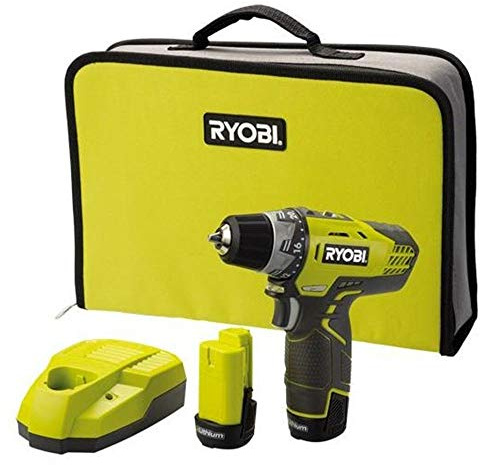 Ryobi .R12DD-LL13S - Taladro (Ión de litio, 12 V, 1,3 Ah, Negro, Amarillo)
