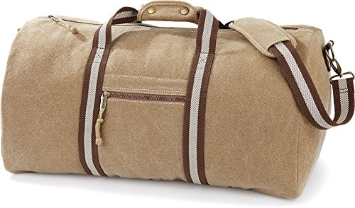 Quadra Reisetasche 'Desert Canvas Holdall' QD613 Sahara