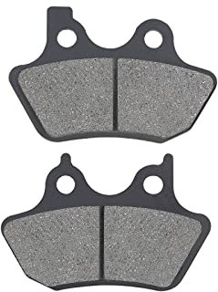 AHL Las pastillas de freno delanteras y traseras de la motocicleta son Compatibles con HARLEY FLSTC Heritage Softail Classic 2000-2007/FLSTN/FLSTNi Softail Deluxe 2005-2007/FXSTC Softail Custom 2007