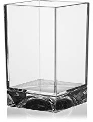 Kartell Boxy Porta Spazzolino, Cristallo trasparente, 7x7x12 cm