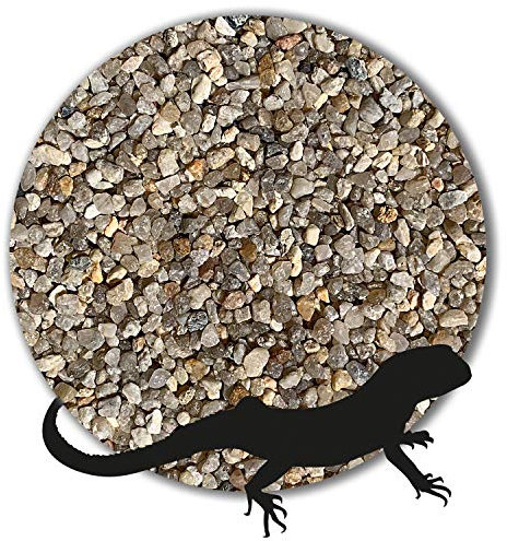 Anbobo 25 kg Terrariensand Terrariumsand Terrarienkies beige Ocker große Auswahl 19 Körnungen (2,0-4,0 mm)