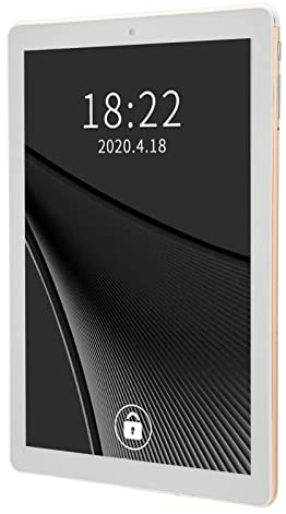 Tablet da 10 Pollici, 3 GB 64 GB Dual SIM Dual Standby Ricarica Rapida 3 Slot per Schede 8 Tablet Modalità di Lettura Notturna con Rete 3G 5G WIFI per Studio per Anziani (Spina