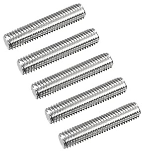 MECCANIXITY Fully Threaded Rod M8 x 35mm 1.25mm Thread Pitch 304 Stainless Steel Right Hand Threaded Rods Bar Studs 5 Pack