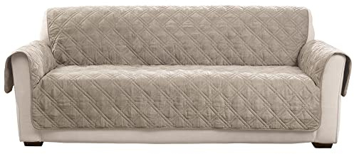 SureFit Mink Sofa Furniture Cover in Taupe