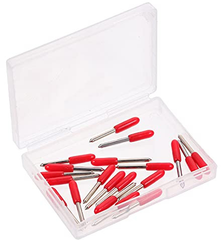 BCOATH 20pièces Lames De Découpe Au Tungstène Pour Machines à Lettrer De Compatible Plupart Des Découpeurs Pour Vinyle Et Films Réfléchissants