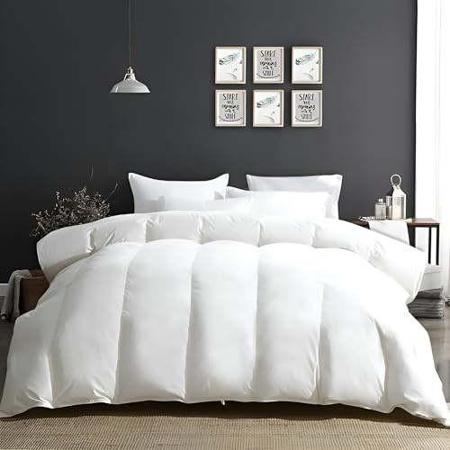 MH Home King Duvet, 13.5 Tog All Year Round Microfiber Soft Breathable Duvet, Ideal for Summer & Winter, Machine Washable (13.5 Tog - King)