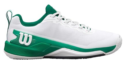 Wilson herr Rush PRO 4,5 Clay tennissko, vit/Bosphorus/svart, 40 UK, Vit Bosphorus svart, 12 UK