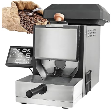Electric Coffee Roaster Machine for Home Use, 　3-5 Minute Fast Cooling,　with Viewing Window and Simple Control Panel, Integrated Dust Collection