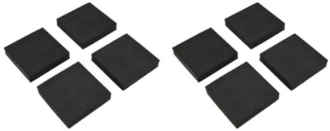 4Pcs Square Anti Vibration Pad Washing Machine Shock Multifunctional Mat Non-slip Stand Refrigerator(8pcs 10x10x2cm)