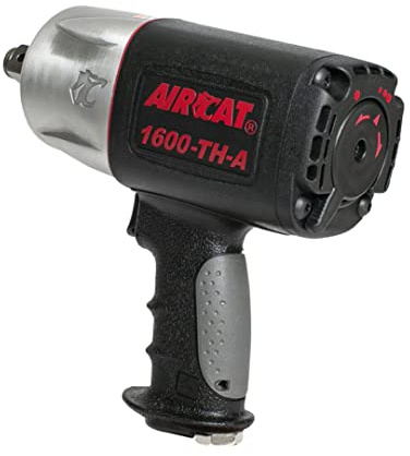 AIRCAT Pneumatic Tools 1600-TH-A: Composite Impact Wrench 1600 ft-lbs of Torque - 3/4-Inch