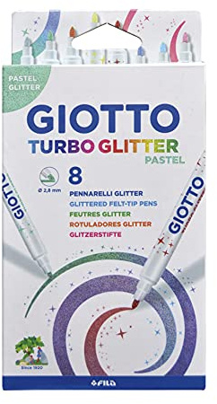 Giotto 4263 00 – Pennarelli Glitter, Schreibwaren