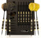 CC-Exquisite Profi Stahl Spitze Darts Set Custom Schaft und Flight Setup 6 Messing Barrels 22 Gramm 12 Aluminium 35 and 48 mm 12 Flights Standard Slim Darts Sharpeners