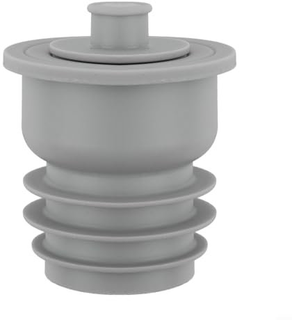 Sello de tubería para lavadora, sello de tubo de drenaje, sello desodorante, sello de tubería gris para antienchufe con anillos, manguera de drenaje, lavado de herramientas de alcantarillado,