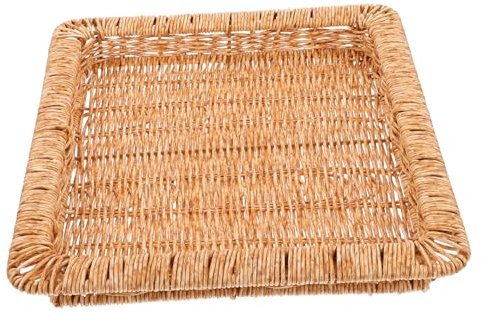 HEMOTON Brotkorb Aus Kunststoff Vielseitig Einsetzbarer Servierkorb Für Obst Snacks Aufbewahrungskorb Für Küche Und Wohnzimmer