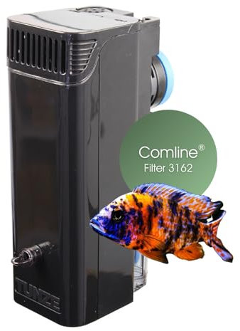 Tunze Comline Filter 3162 I Filtre à Eau Douce pour Aspiration en Surface et Aspiration près du Sol pour Aquariums de 60 à 400 l I avec Support magnétique Puissant
