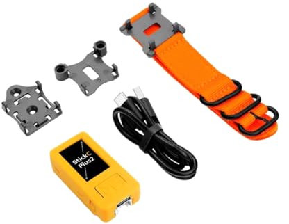 Peowuieu Kit de Reloj Inteligente M5 StickC PLUS2 ESP32: Dispositivo IoT Mejorado con Amplios Accesorios para Desarrolladores y Aficionados