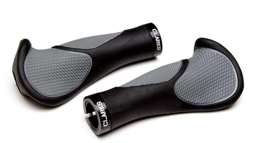 Clarks Cycle Systems CE-233 Ergonomic Lock-On Grips, Black, 130mm