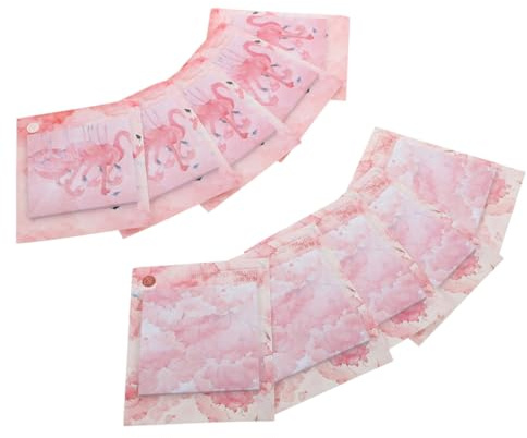 Alipis 10 Stück Teiliges Praktische Haftnotizen mit Kirschblüten Girly herz motiven Pinke Selbstklebende Notizzettel Leicht Kompakt für Büro Schule und Zuhause Vielseitig Verwendbar