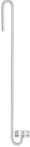 Ticfox CO2-diffusor i rostfritt stål, koldioxidspridare, högeffektiv bubbelupplösning för akvarieväxter, 20 cm, 25 cm, 35 cm, 40 cm (LY Aguang stor kopp 350)
