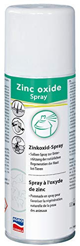 Kerbl Zinc oxide Spray / Zinkoxid Salbenspray 200ml (Zinksalbe, Zinkspray für Tiere) Nr. 15802