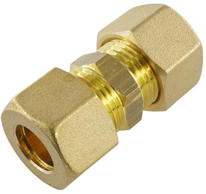 Fittingstore - Gerade Verschraubungen Klemmringverschraubung Rohrverbinder (Rohr-Ø außen: 8 mm)