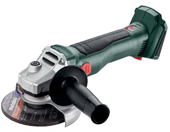 metabo Akku-Winkelschleifer W 18 L BL 9-125 - 18 V, Ø 125 mm, 10.000 U/min, 34 mm Schnitttiefe - Bürstenloser Motor, kompakt & leistungsstark für Trennen, Schleifen & Metallbearbeitung - Inkl. Zubehör