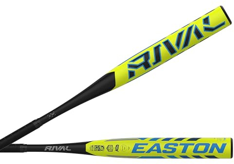 Easton | RIVAL Slowpitch Softball Bat | All-Association | Loaded | 12 Barrel | 34x26 oz.
