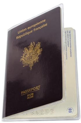 AGENDA DISCOUNT Housse Passeport PVC Transparent