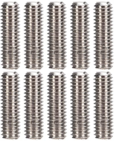 50-teiliges Set mit Madenschrauben aus Edelstahl A2-70, Befestigungsset, DIN 916 für Mechanische Befestigung mit Muttern, M2 M2,5 M3, 2 Mm 2,5 Mm 3 Mm, 04, 18/8, 700 N/mm2 (M3*10)
