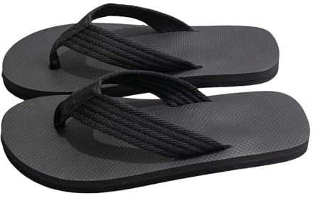 Flop nascoste, Ciabatte da bagno nascoste, pantofole divertenti, infradito creative, infradito da spiaggia, casual estive, serie Freely, ciabatte da spiaggia, parodia, regalo di novità, Nero , 43 EU