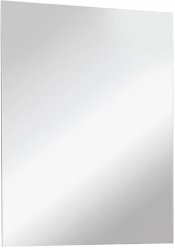 FACKELMANN Spiegel/Wandspiegel mit Befestigung/Maße (B x H x T): ca. 70 x 60 x 2 cm/hochwertiger Badspiegel/hoch und quer verwendbarer Badezimmerspiegel/Breite 70 cm
