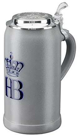 HB Hofbräuhaus München Boccale da Birra tedesco Relief Monaco di Baviera Hofbräuhaus München HB 1 litro King Werk KI 1000067