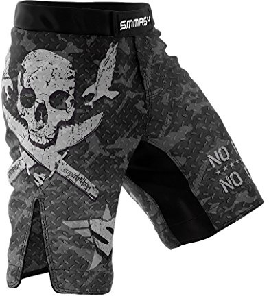SMMASH MMA Shorts Combat 2.0 S M L XL XXL XXXL MMA BJJ UFC Sport di Combattimento (L)
