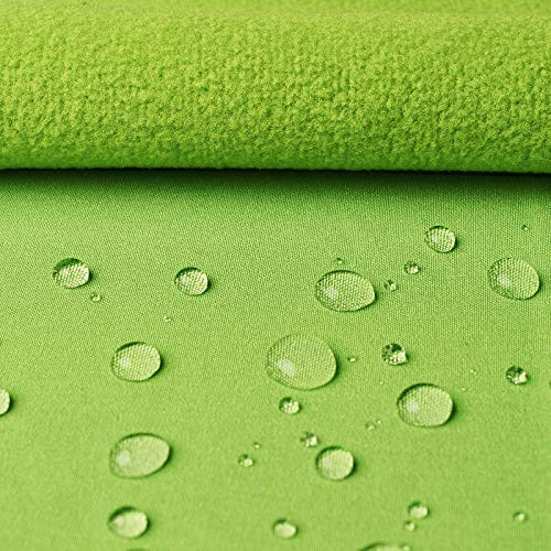 Öko-Tex® High-Tech Klimamembrane Softshell - Meterware hellgrün | Ideal für wasserdichte Outdoorbekleidung!