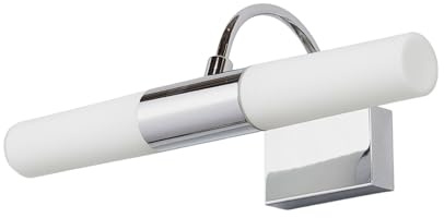 Lindby Wandleuchte, Wandlampe Bad Devran (spritzwassergeschützt (Modern) in Chrom aus Metall (2 flammig G9) - Wandleuchten Spiegelleuchte Badezimmer Wandbeleuchtung Badezimmerleuchte