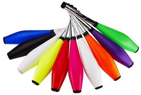 Henrys Jonglierkeule Classic Training | Hohe Bruchsicherheit Dank Hotglue-Injektion | Ausführung: 1 Stück | Mittelschnelles Drehverhalten | Kunststoff | 218 g | 52 cm