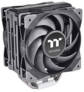 Thermaltake TOUGHAIR 510 180W TDP CPU Cooler, Dual 120mm 2000RPM High Static Pressure PWM Fan with High Performance Copper Heat Pipes CL-P075-AL12BL-A