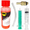 Fantic26 Magura Blood Hymec Bio Öl 100ml + F26 Service Entlüftungs Kit für Hydraulische Motorrad Kupplung Rot