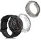 kwmobile 2X Sport Schutzhülle kompatibel mit Huami Amazfit T-Rex/T-Rex Pro Hülle - Silikon Cover klar - Case ohne Tracker - Schwarz Transparent