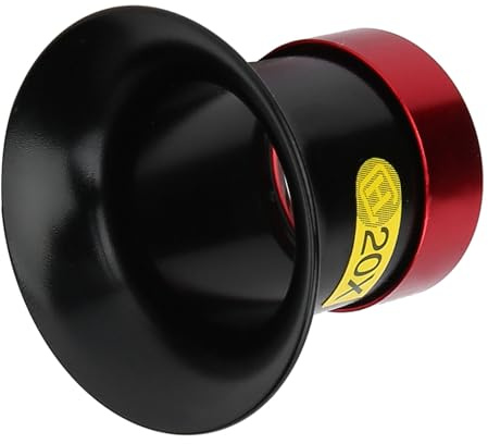 Dioche Loupe Loupe Ensemble d'outils de réparation d'horlogers, grossissement 20X Loupe pour Les Yeux d'horloger de bijoutier Loupe Loupe
