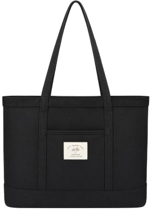TeeYee Damen Handtasche Damen Shopper Nylon Satchel Tote Bag | Schultertasche,Shopper mit vordertasche und Reißverschluss,Einkaufstasche für Arbeit,Büro,Reisen,Schule,Alltag