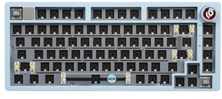 EPOMAKER x LEOBOG Hi75 Mechanische Tastaturen-Kit aus Aluminiumlegierung, Gasket Gaming-Tastatur mit Kabel, programmierbare, Hot-Swap, NKRO für Win/Mac