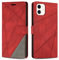 SONWO Case for iPhone 12 Mini, Premium PU Leather Flip Wallet Case Magnetic Closure Cover Case Card Slots kickstand Phone Case for iPhone 12 Mini, Red