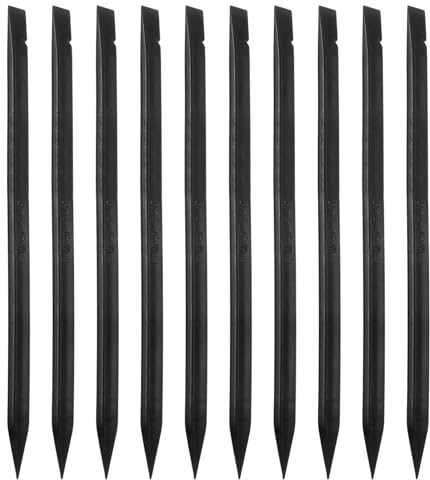 QUARKZMAN 50 Unidades Herramientas de Apertura de Teléfono 146Mm Negro | de Plástico Stick Spudger, Kit de Reparación, para Desmontar y Reparar Pc Tabletas y Portátiles