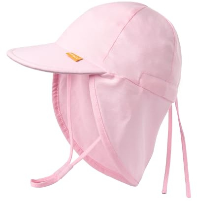 FURTALK Baby Sonnenhut mit Nackenklappe Kleinkind Kinder UPF 50+ Einstellbare Jungen Mädchen UV-Schutz Sommer Mütze Strand Schwimmen Hut