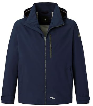 REDPOINT Pro Tex högfunktionell vattentät sommarjacka med huva för män (70414699) i 2 färger, 3XL-8XL, Marinblått Xsp, 4XL